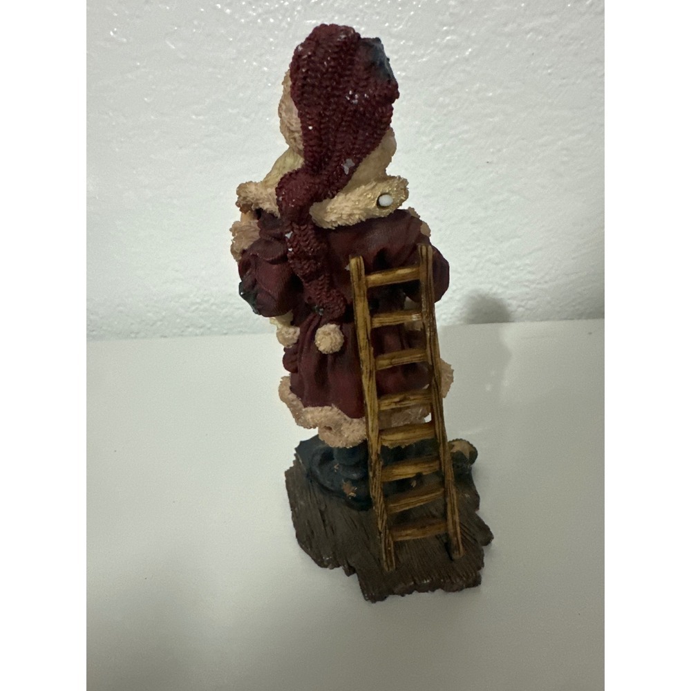 2000 Boyds Bears & Friends Kristof & Noel Folkstone Santa Figurine Statue - Picture 2 of 3